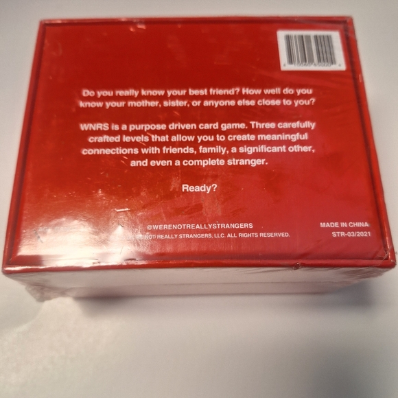 Were not really strangers card game- New in box - Picture 2 of 2